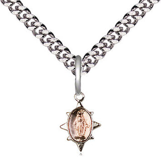 Sterling Silver Miraculous Medal Religious and Catholic Jewelry