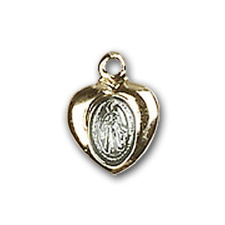 14K Gold Spade-shaped Miraculous Medal