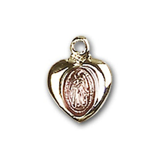 14K Gold and Epoxy Miraculous Medal
