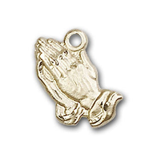 Gold-Filled Praying Hands Pendant