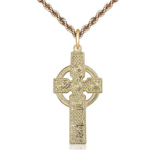 14kt Gold Filled Kilklispeen Cross Medal Catholic Jewelry