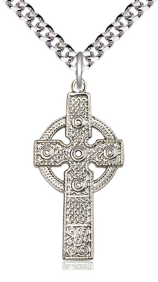 Sterling Silver Kilklispeen Cross Medal Catholic Jewelry