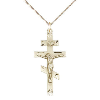 14kt Gold Filled Saint Andrew Medal Catholic Jewelry