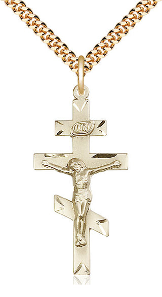 14kt Gold Filled Saint Andrew Medal Catholic Jewelry
