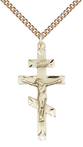 14kt Gold Filled Saint Andrew Medal Catholic Jewelry