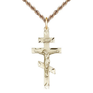 14kt Gold Filled Saint Andrew Medal Catholic Jewelry