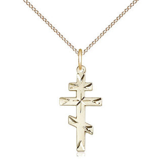 14kt Gold Saint Andrew Cross Medal