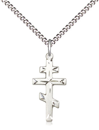 Sterling Silver Saint Andrew Cross Medal Religious Jewelry