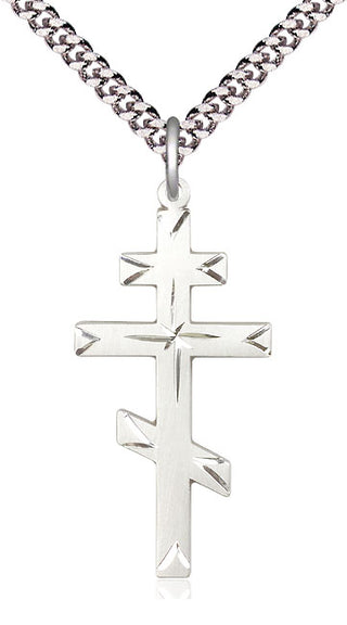 Sterling Silver Cross Medal Catholic Jewelry