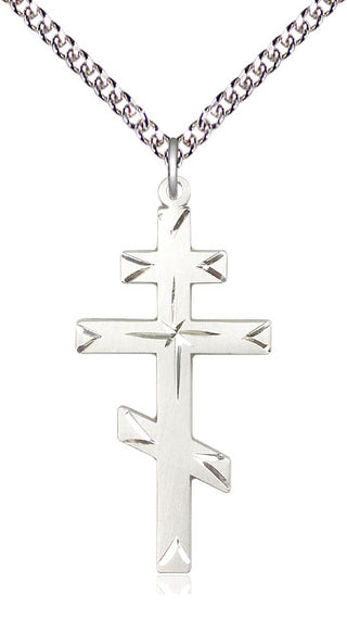 Sterling Silver Cross Medal Catholic Jewelry