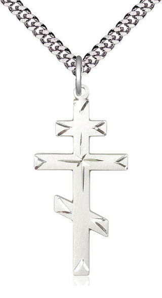 Sterling Silver Cross Medal Catholic Jewelry