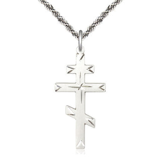 Sterling Silver Cross Medal Catholic Jewelry