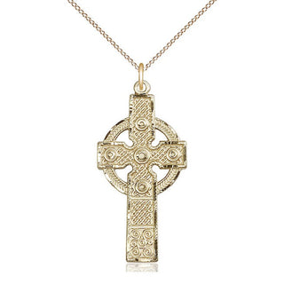 14kt Gold Kilklispeen Cross Medal