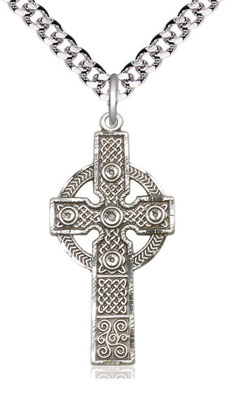 Sterling Silver Kilklispeen Cross Medal Catholic Jewelry