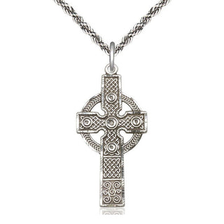 Sterling Silver Kilklispeen Cross Medal Catholic Jewelry