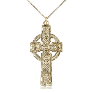 14kt Gold Kilklispeen Cross Medal