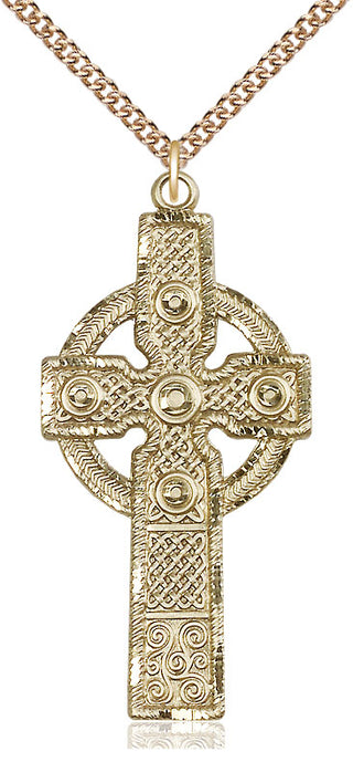 14kt Gold Kilklispeen Cross Medal