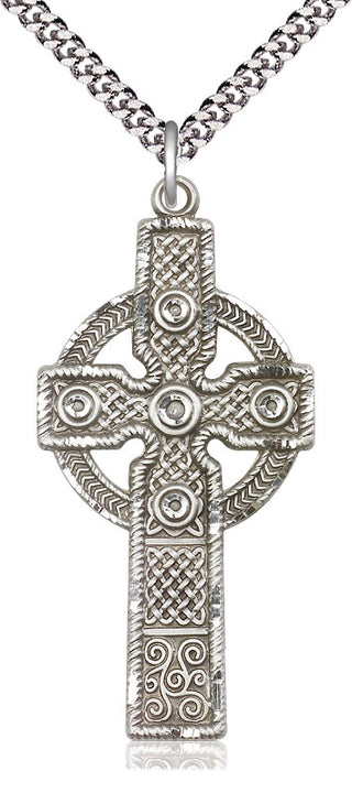 Sterling Silver Kilklispeen Cross Medal Catholic Jewelry