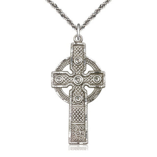 Sterling Silver Kilklispeen Cross Medal Catholic Jewelry