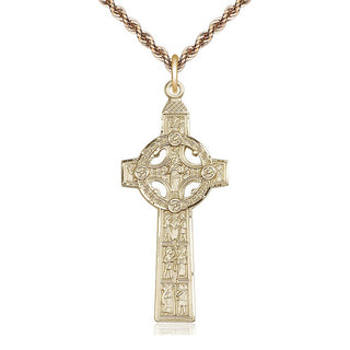 14kt Gold Filled Scriptures Cross Medal Catholic Jewelry