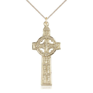 14kt Gold Scriptures Cross Medal