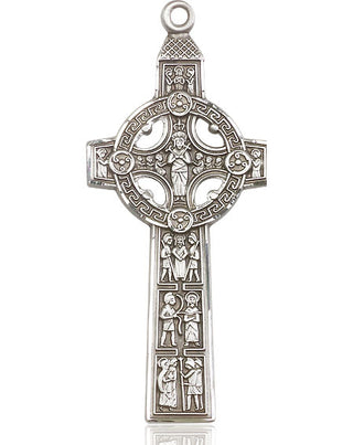 Sterling Silver Scriptures Cross Medal Catholic Jewelry