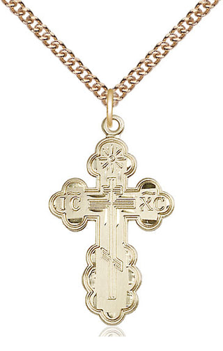14kt Gold Saint Olga Cross Medal