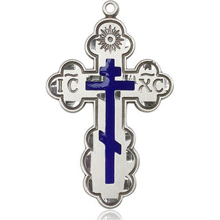 Sterling Silver Saint Olga Cross Medal Catholic Jewelry