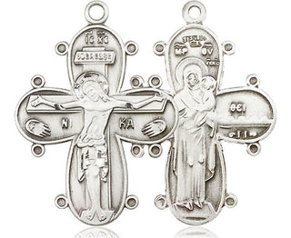Sterling Silver Christine Cross Medal