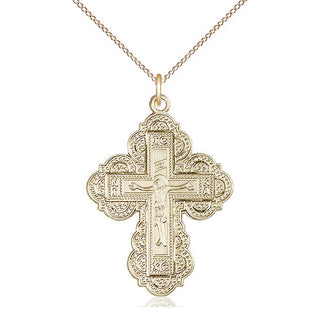 14kt Gold Irene Cross Medal