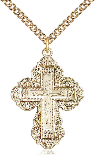 14kt Gold Irene Cross Medal