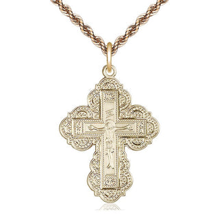 14kt Gold Irene Cross Medal