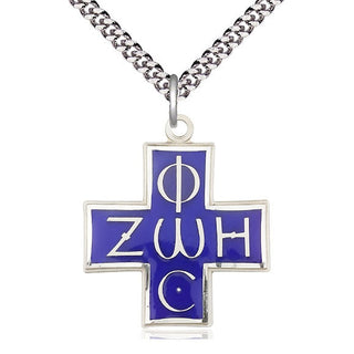 Sterling Silver Light & Life Medal Catholic Jewelry