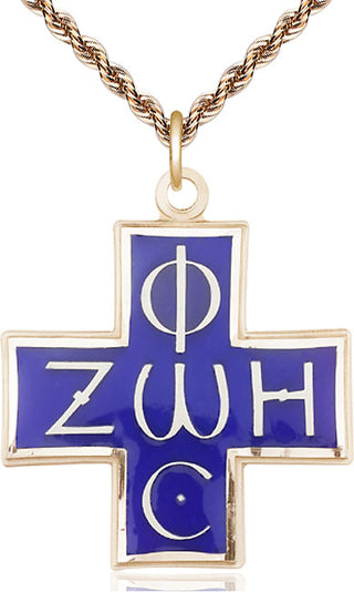 14kt Gold Filled Light & Life Medal Catholic Jewelry