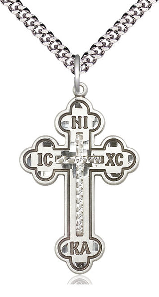 Sterling Silver Cross Medal Catholic Jewelry