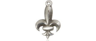 Sterling Silver Fleur de Lis Medal