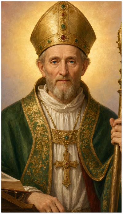 St. Adalbero of Würzburg Holy Cards