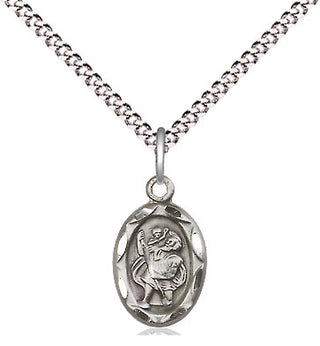 Sterling Silver Saint Christopher Medal Religious and Catholic Jewelry