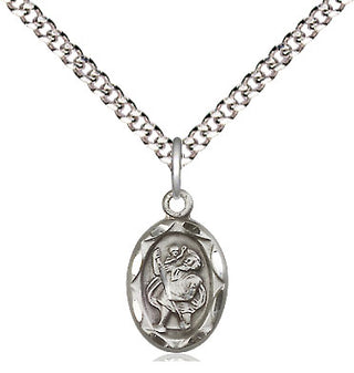 Sterling Silver Saint Christopher Medal Religious and Catholic Jewelry