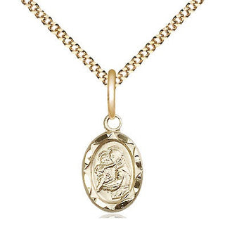 14kt Gold Filled Saint Anthony Medal Religious and Catholic Jewelry
