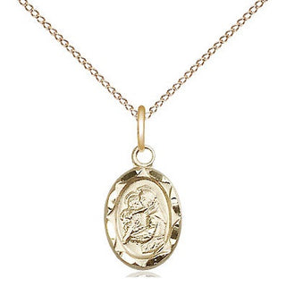 14kt Gold Filled Saint Anthony Medal Religious and Catholic Jewelry