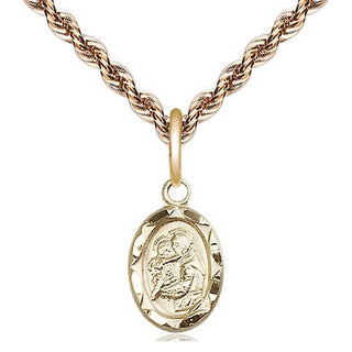 14kt Gold Saint Anthony Medal