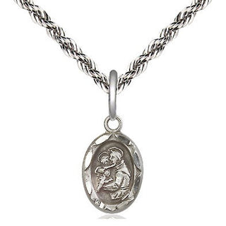 Sterling Silver Saint Anthony Medal Religious and Catholic Jewelry
