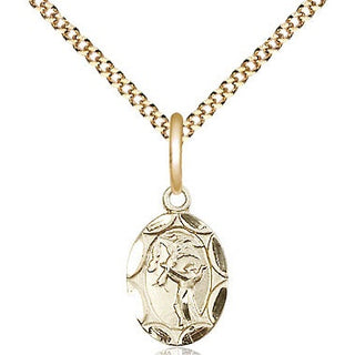 14kt Gold Filled Saint Francis Medal Religious and Catholic Jewelry