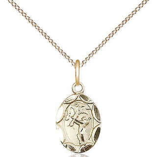 14kt Gold Filled Saint Francis Medal Religious and Catholic Jewelry