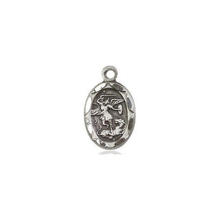Sterling Silver Saint Michael the Archangel Medal Religious and Catholic Jewelry