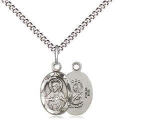 Sterling Silver Scapular Medal Religious and Catholic Jewelry