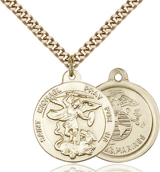 Gold-Filled St. Michael the Archangel Pendant