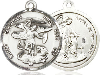 Pewter Saint Michael the Archangel Medal