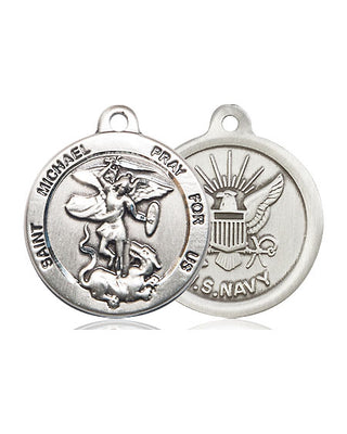 Pewter Saint Michael Navy Medal